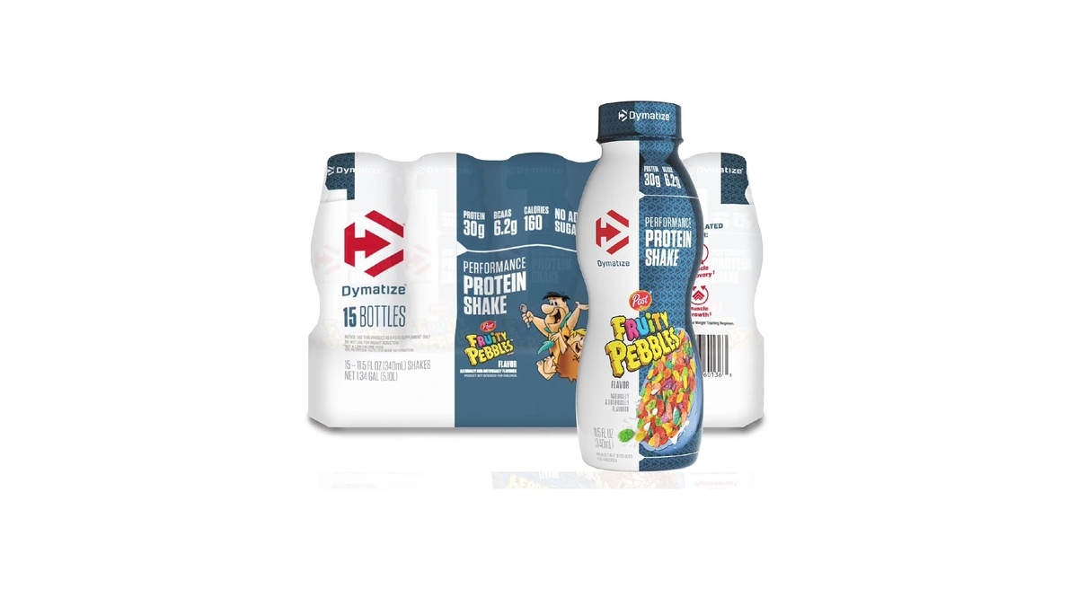 Dymatize Performance Protein Shake, Fruity Pebbles, 30g Protein, 6.1g Bcaa