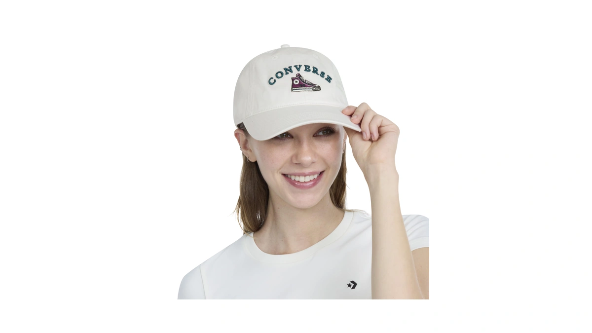 Converse Unisex Adultchuck Relaxed Cap, Egret, One Size