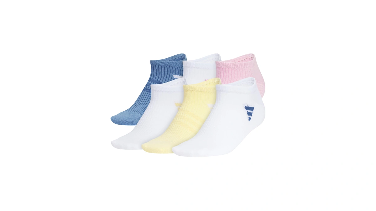 Adidas Women's Superlite No Show Socks (6 Pairs) Lightweight &