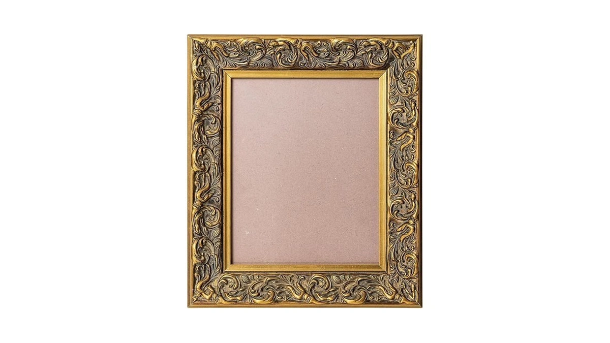 Artxo Ornate Wooden 8x10 Inch Gold Picture Frames For Home