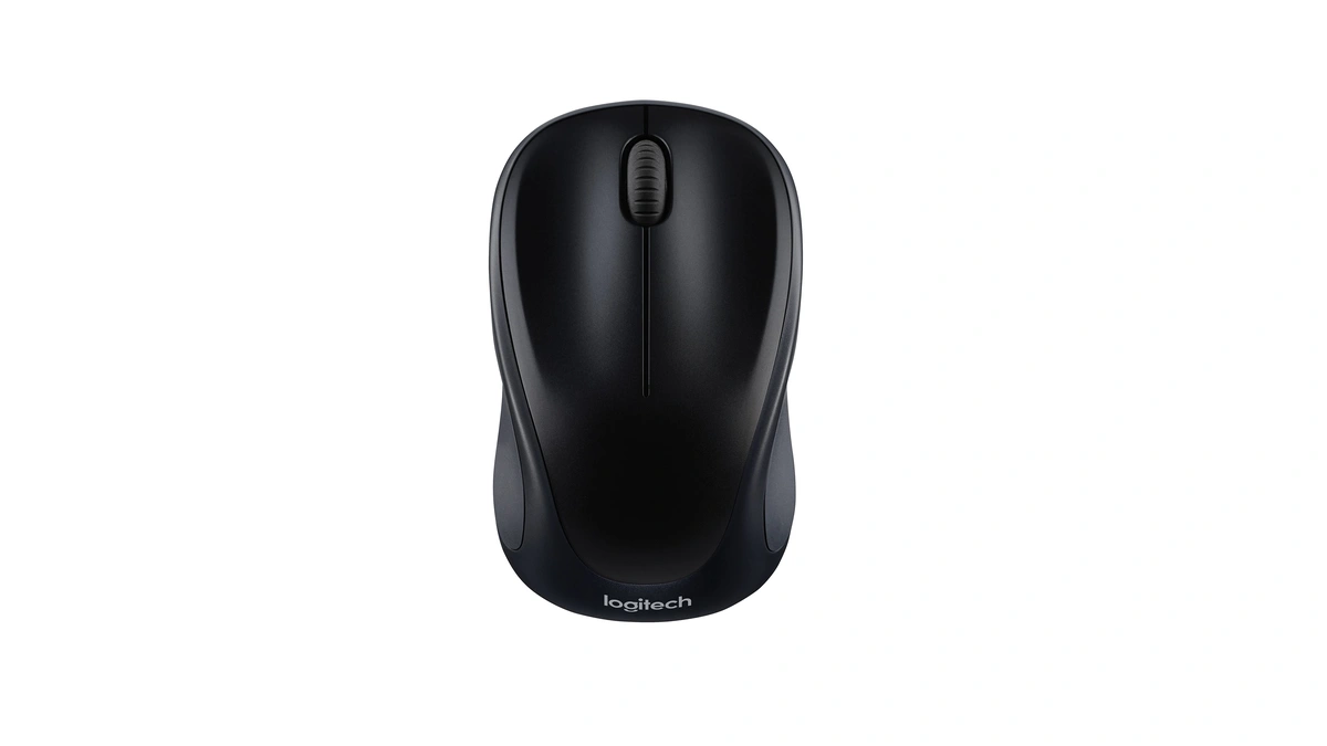 Logitech M317 Wireless Mouse, 2.4 Ghz With Usb Receiver, 1000