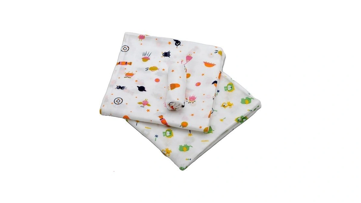 Muslin Swaddle Blankets For Newborn Boys & Girls, 2 Pack