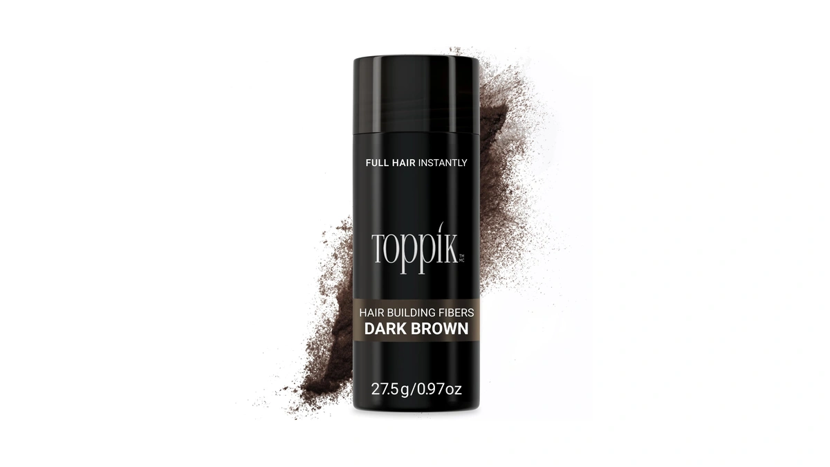 Toppik Hair Building Fibers, Dark Brown, 27.5g Fill In Fine