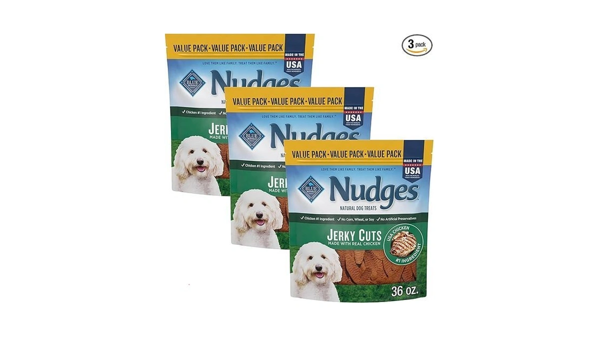 Blue Buffalo Nudges Jerky Cuts Natural Dog Treats Chicken (pack
