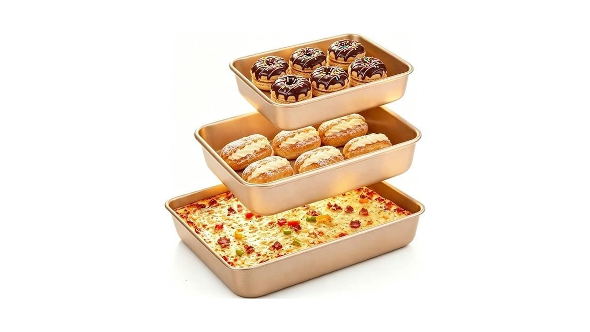 Amagabeli Garden & Home Nonstick Deep Baking Pans For Oven