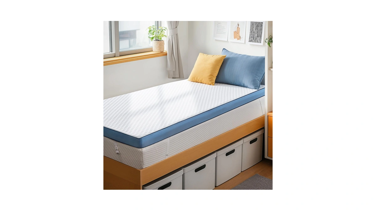 Perlecare 3 Inch Firm Mattress Topper Twin Xl, Cooling Gel-infused