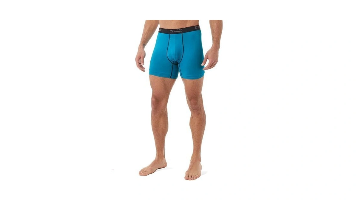 32 Degrees Men’s Cool Active Boxer Brief | Anti-odor |
