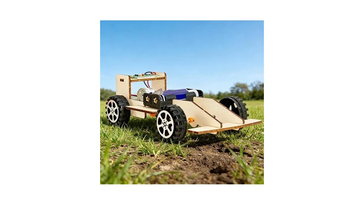 Diy Voice-controlled Racing Car Model - Educational Physics Learning Craft
