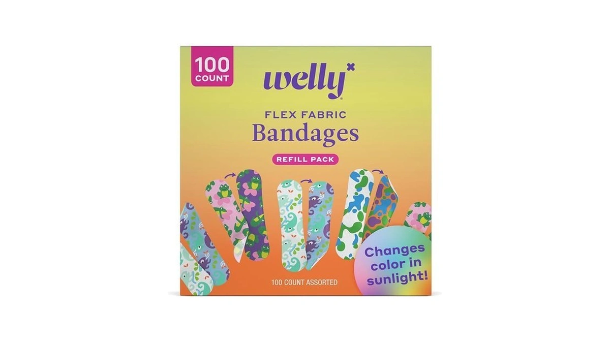 Welly Bandage Color Changing Refill Pack | Adhesive Flexible Fabric