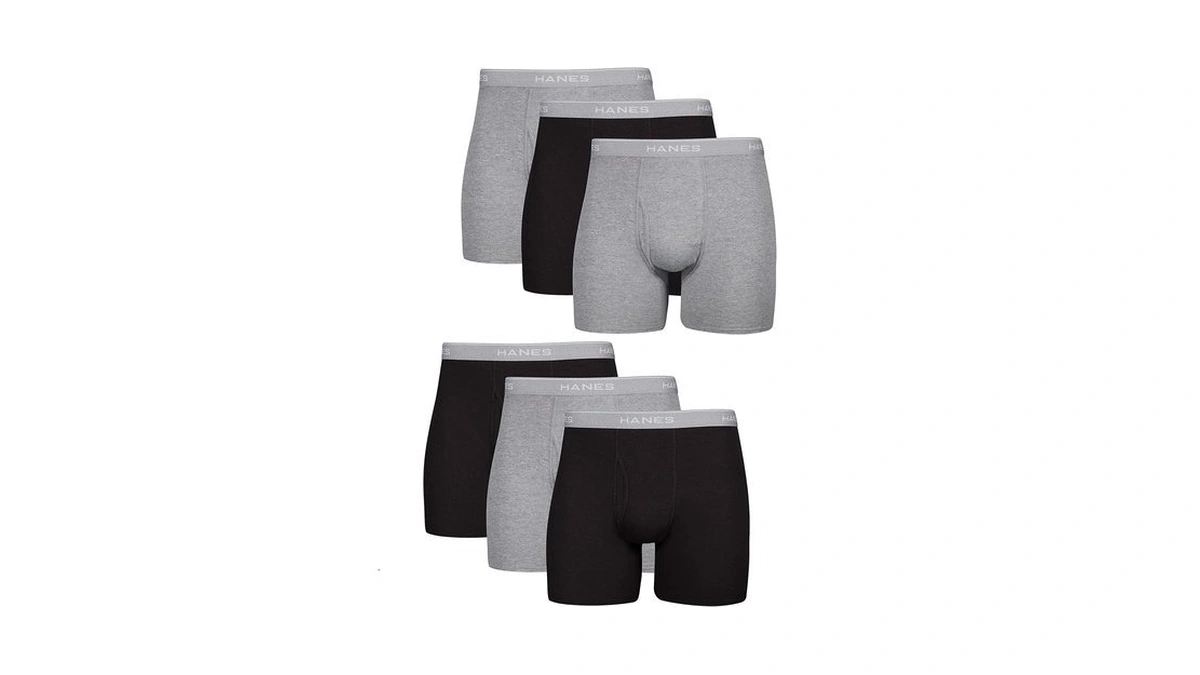 Hanes Men Hanes Boxer Briefs, Cool Dri Moisture-wicking Underwear, Cotton
