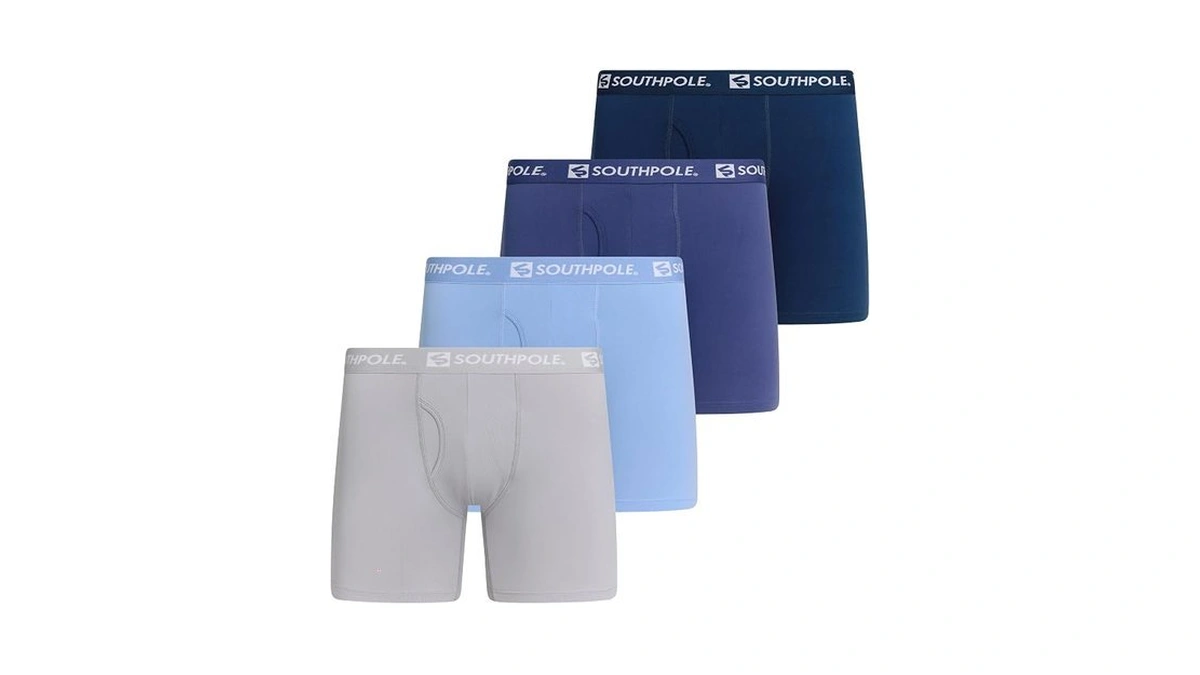 Southpole Boxer Briefs For Men Pack Of 4 With 6"