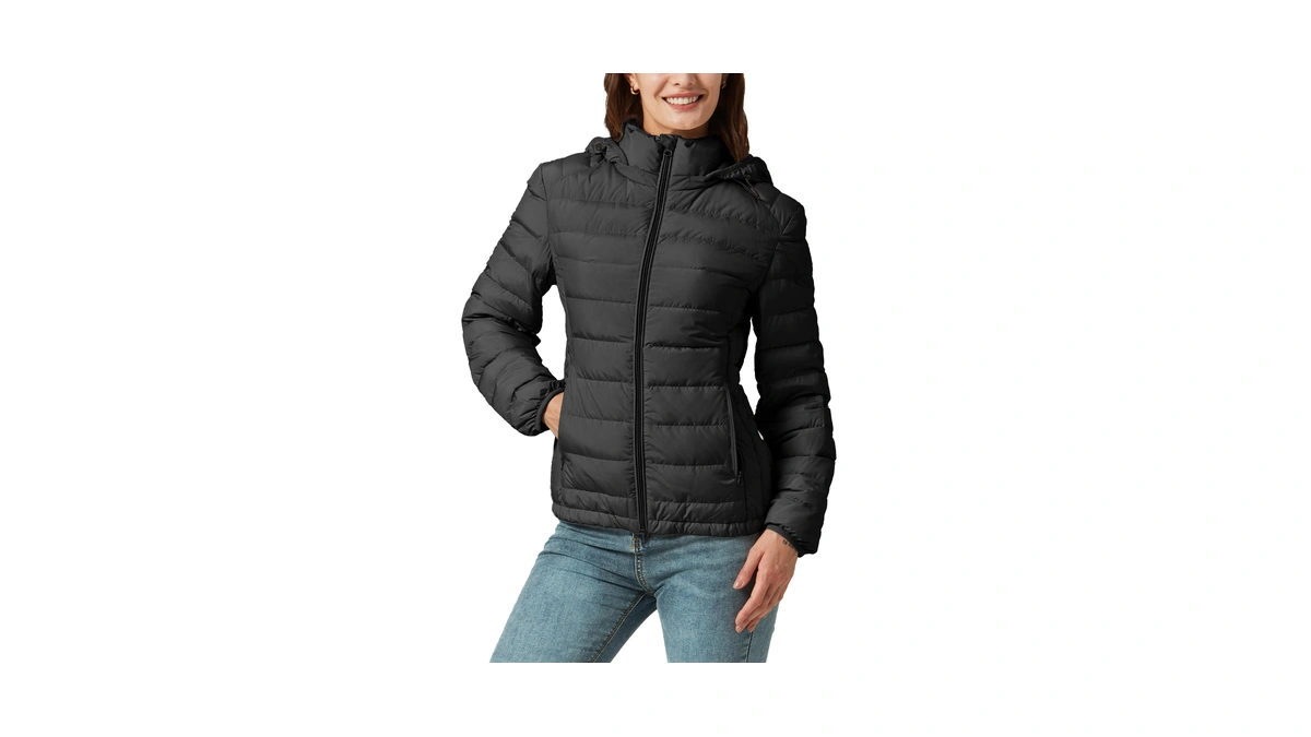 Yzg Women Plus Size Down Jacket Lightweight Long Sleeve Quilted