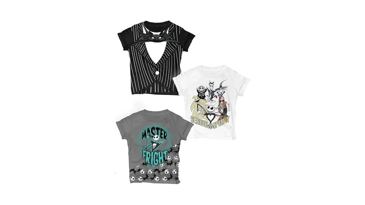Nightmare Before Christmas Graphic T-shirt (sets) Jack Skellington Sally Oogie
