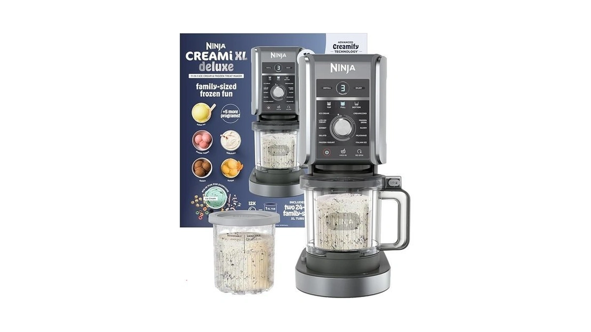 Ninja Creami Deluxe Ice Cream Maker | 11-in-1 Create Frozen