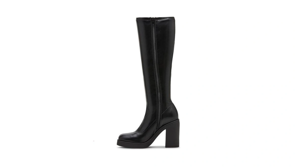 Madden Girl Women's Dreamer Knee High Boot, Black Paris, 8
