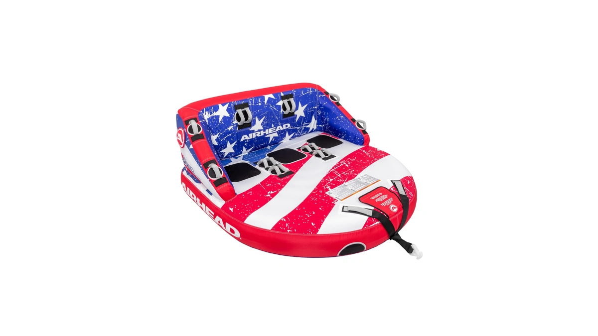 Airhead Super Mable Towable Tube For Boating, 1-3 Rider Inflatable