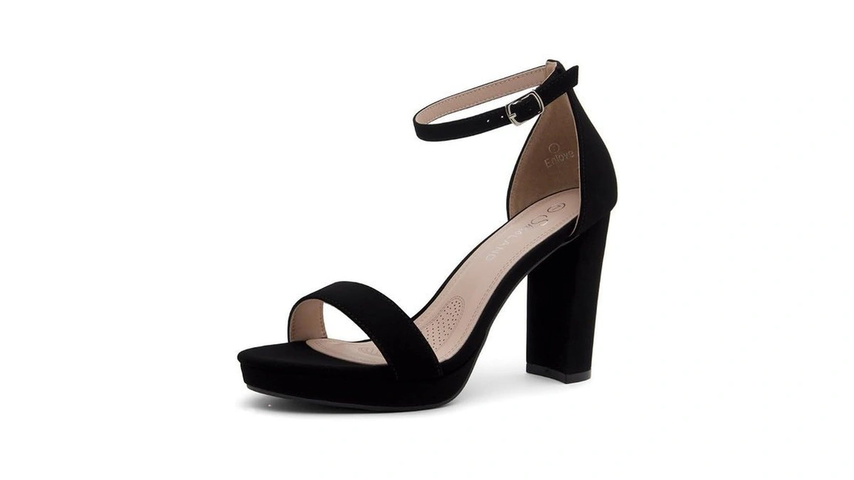 Shoe Land Women's Platform Heels - Chunky Block Heeled Sandals