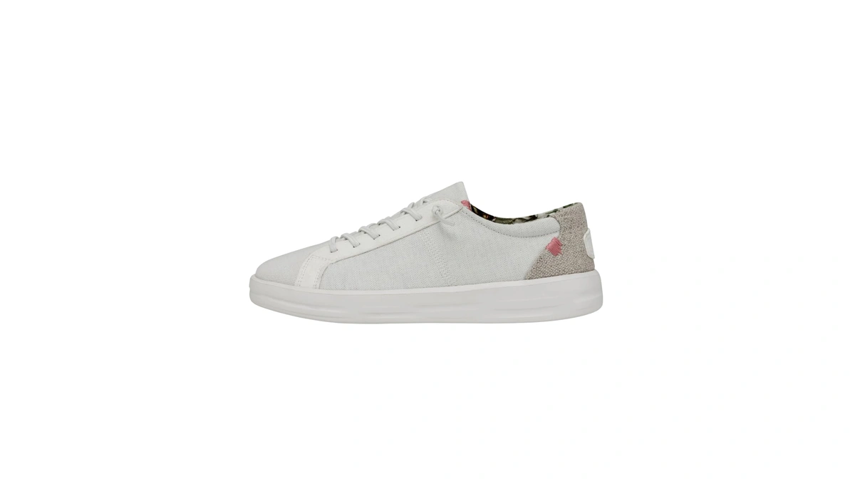 Heydude Women’s Karina Slip On Sneakers, Coconut White Size 9