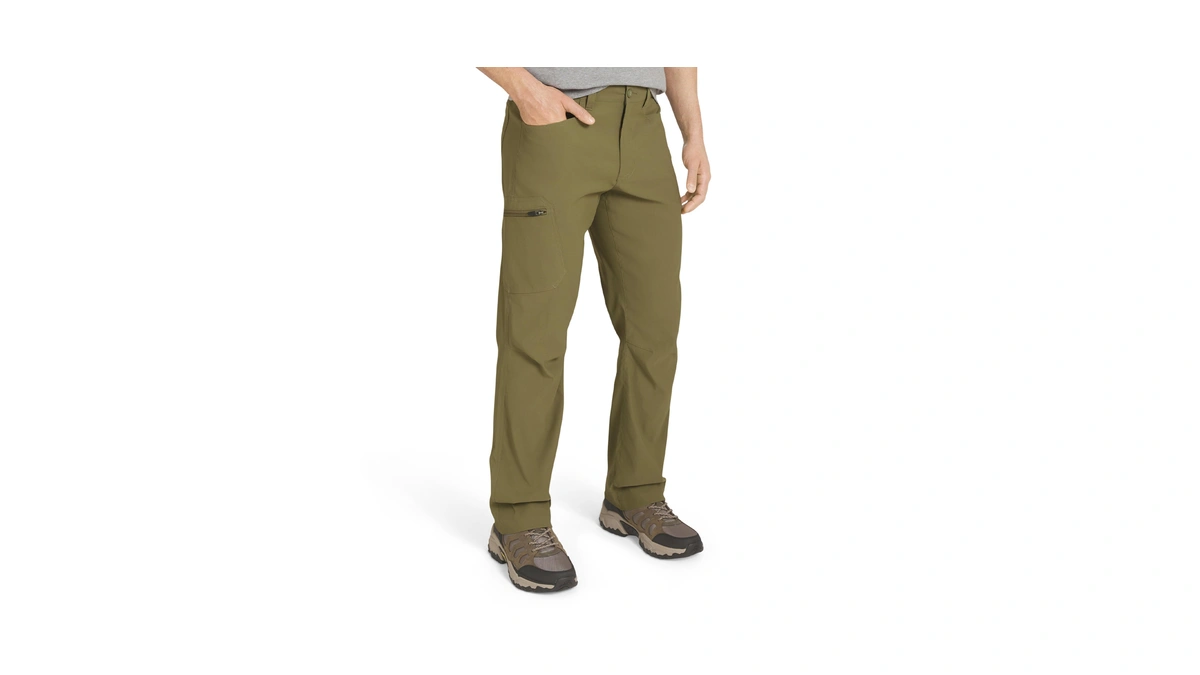 Eddie Bauer Men's Athletic Fit Fixed Waist Active Performance Rainier
