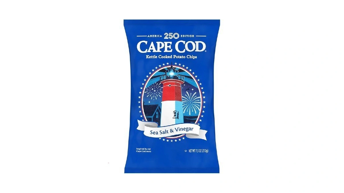 Cape Cod Sea Salt & Vinegar Chips, 7.5 Oz Bag