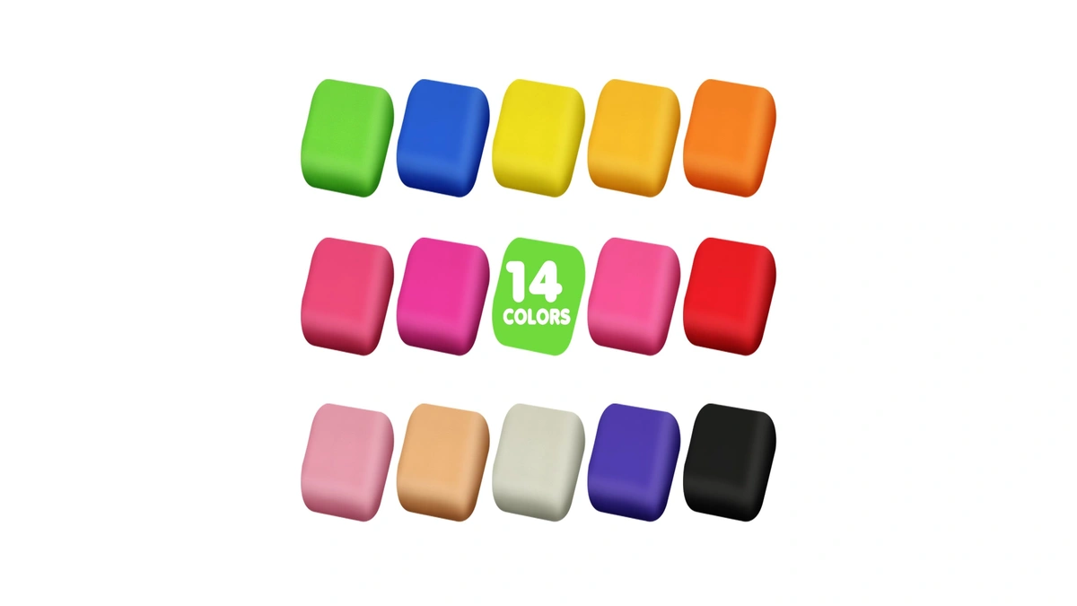 Air Dry Clay, 14 Colors Modeling Magic Clay For Kids