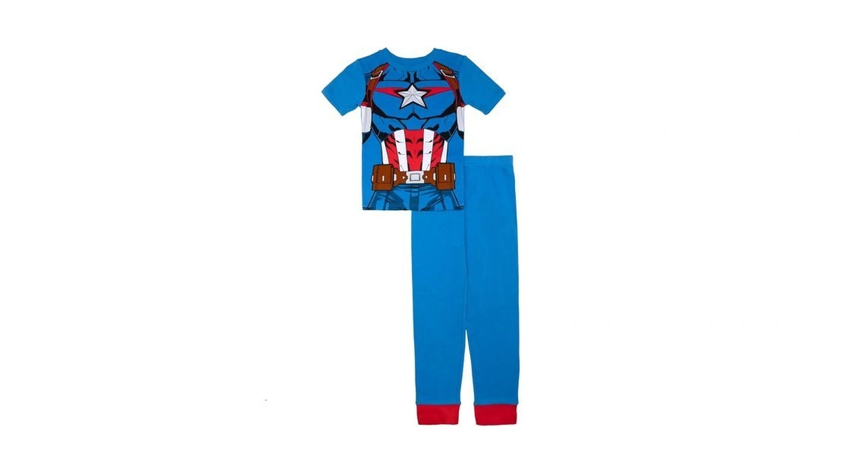 Marvel Boys' 2-piece Snug-fit Cotton Pajama Set, Soft & Cute