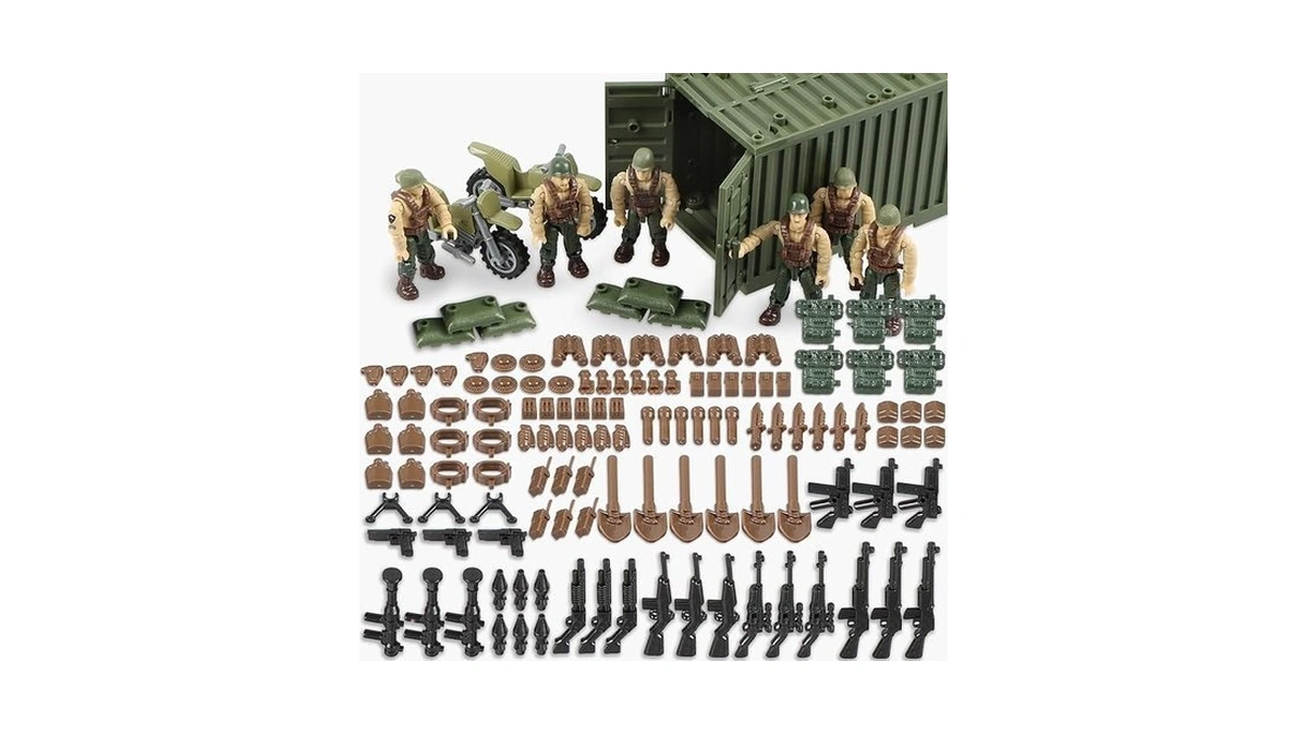 Finger Rock Weapon Pack Military Accessories Set, Ww2 Military Army