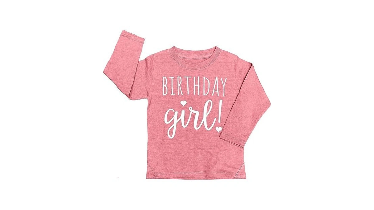 Happy Birthday T-shirt (girls 1 To 12) Sassy Kids Party