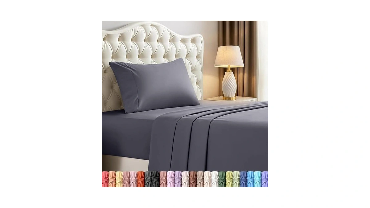 Twin Size Sheet Set – 3 Piece Bed Sheets, Soft