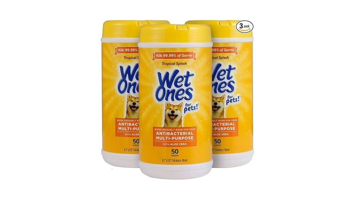 Wet Ones For Pets Multi-purpose Dog Wipes With Aloe Vera,