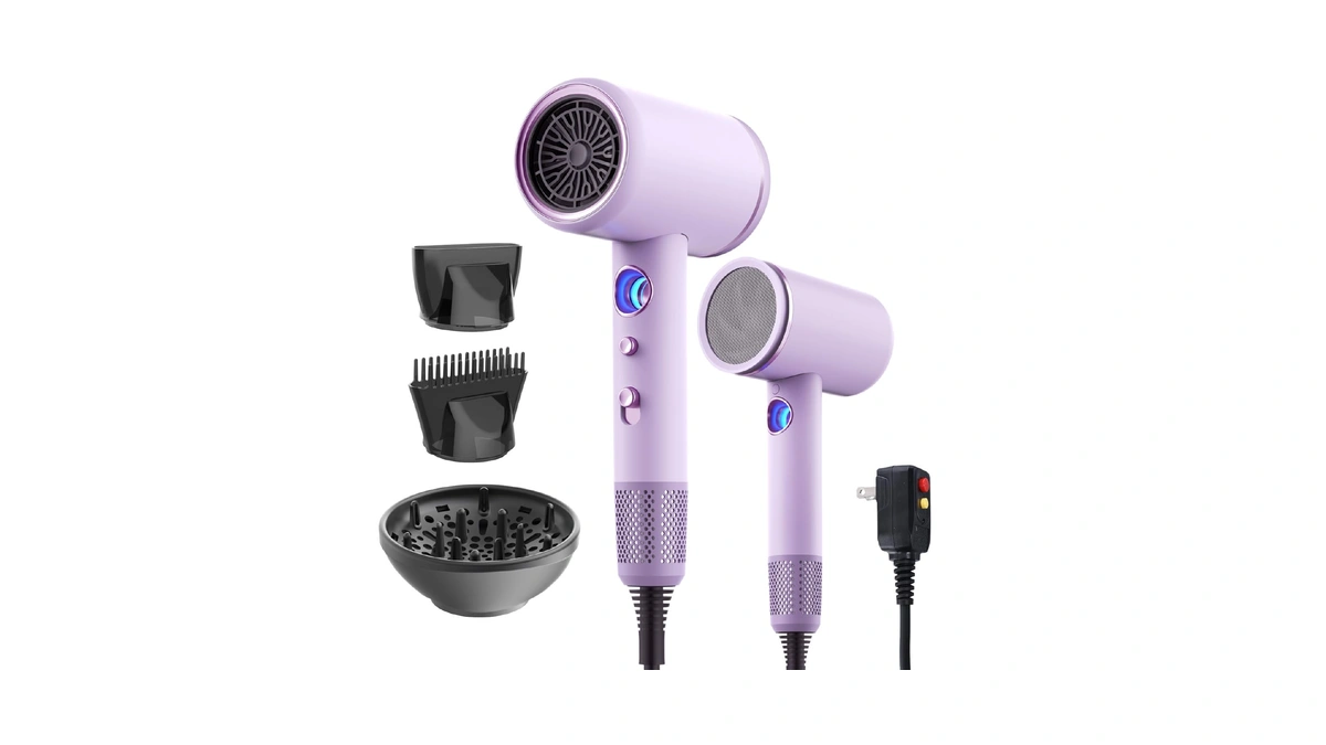 Fast-drying Ionic Hair Dryer,1875 Watt High-speed Ionic Blow Dryer With
