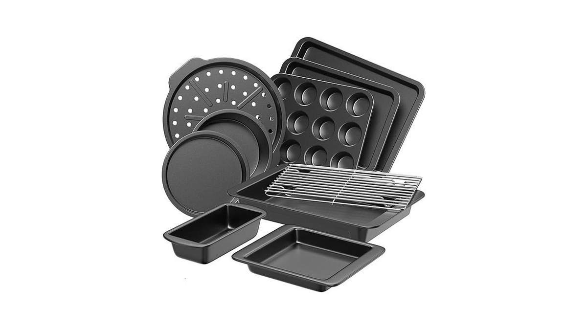 Hongbake Bakeware Sets, Baking Pans Set, Nonstick Oven Pan For