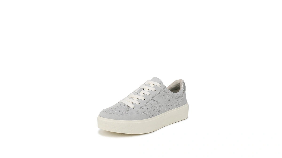 Dr. Scholl's Women's Madison Lace Sneaker Vapor Grey Perf 7.5