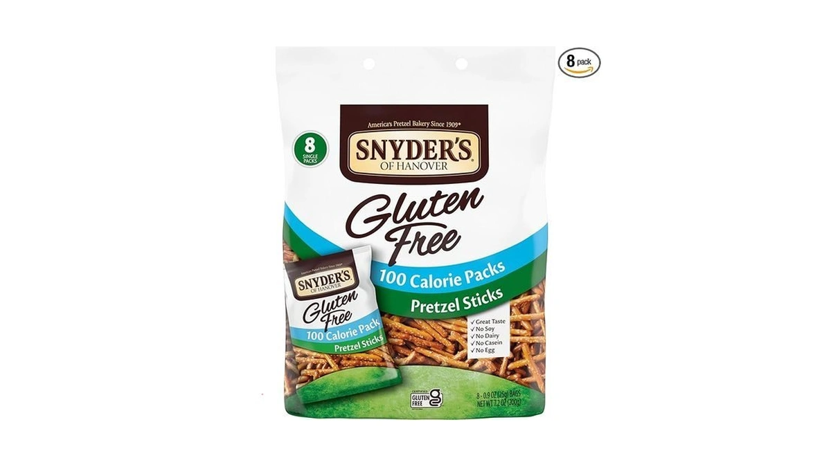 Snyder's Of Hanover Gluten Free Pretzel Sticks, 100 Calorie Individual