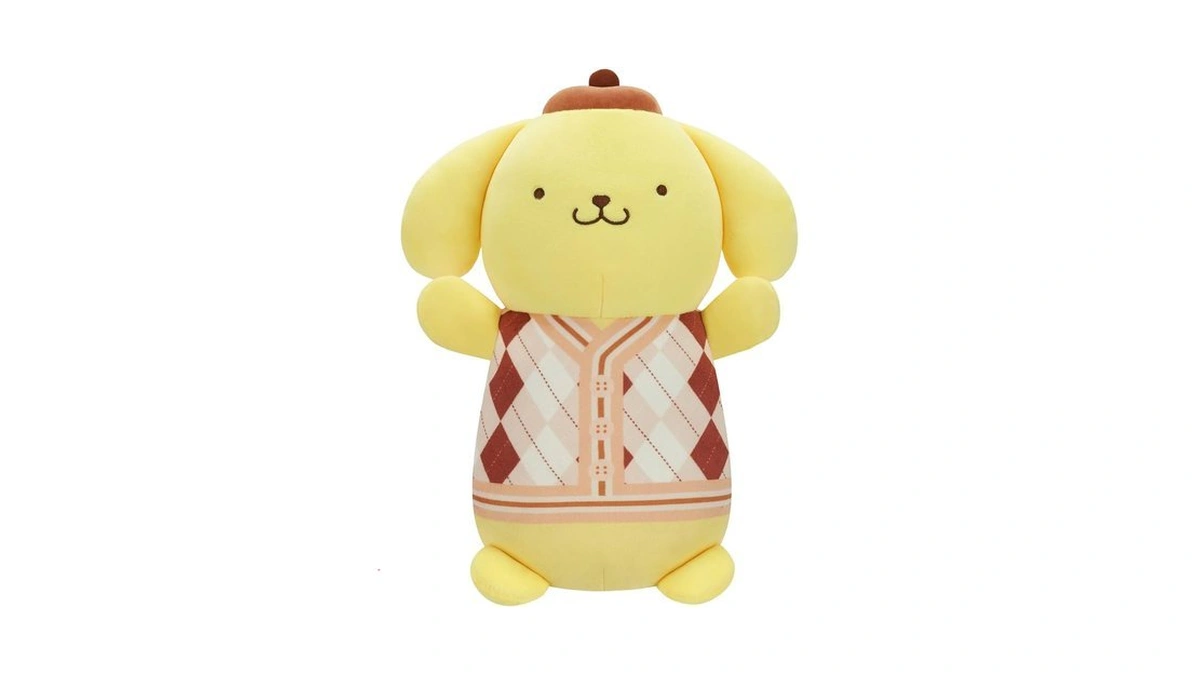 Squishmallows Original Sanrio 10in Plaid Pompompurin Hugmees – Ultrasoft Official