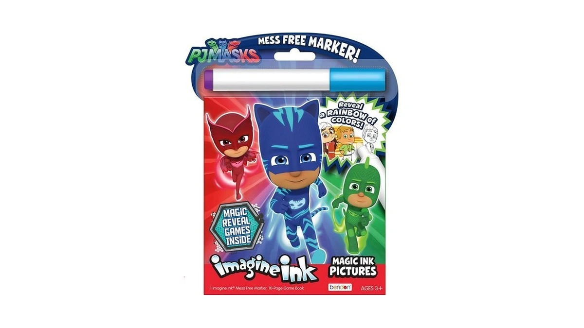 Bendon Pj Mask Imagine Ink Magic Ink Pictures And Game
