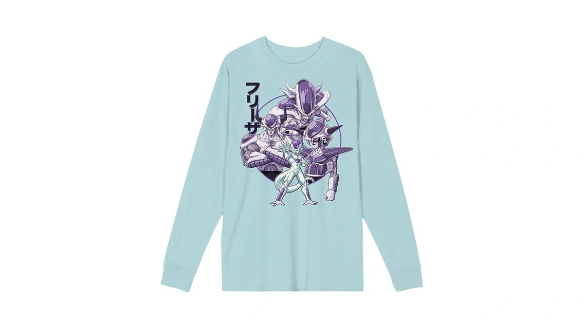 Dragon Ball Z Anime Cartoon Characters Men's Celadon Crew Neck