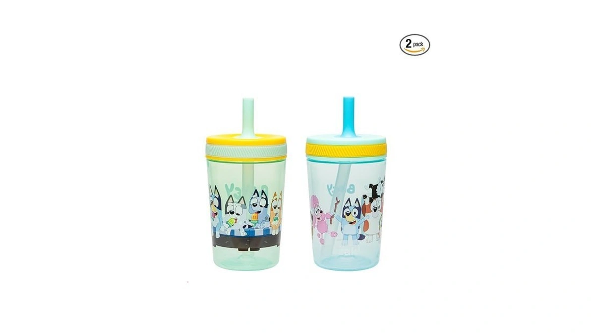 Zak Designs Bluey Kelso Toddler Cups For Travel Or At