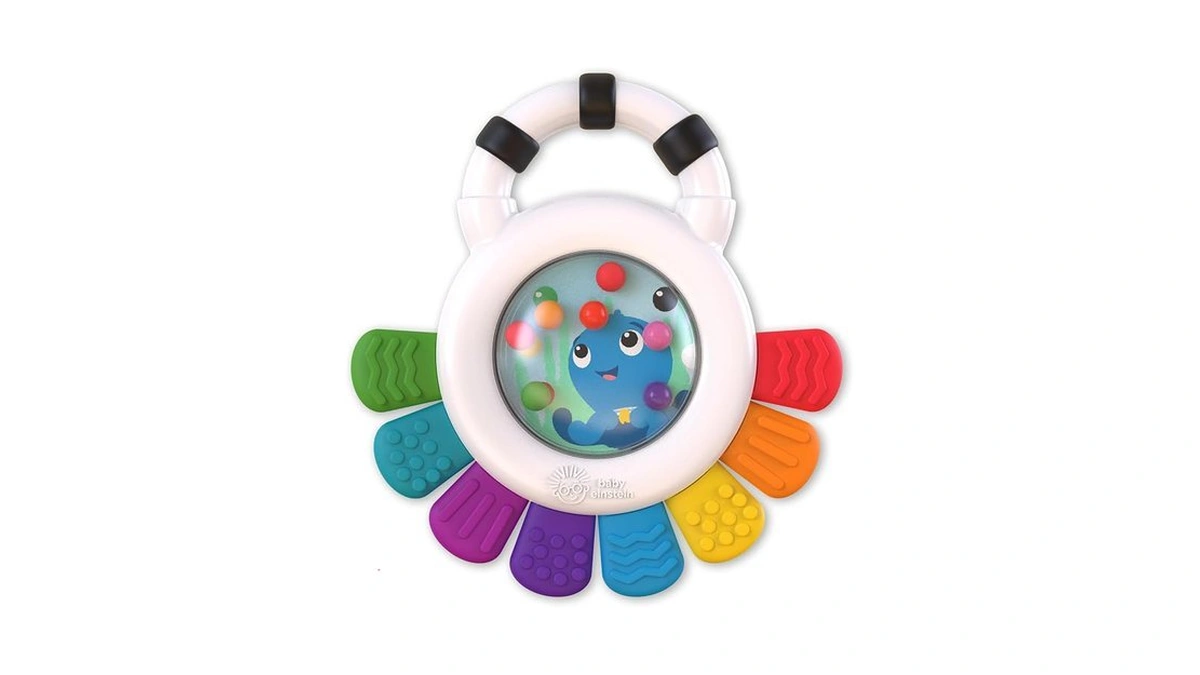 Baby Einstein Outstanding Opus The Octopus Sensory Rattle & Teether