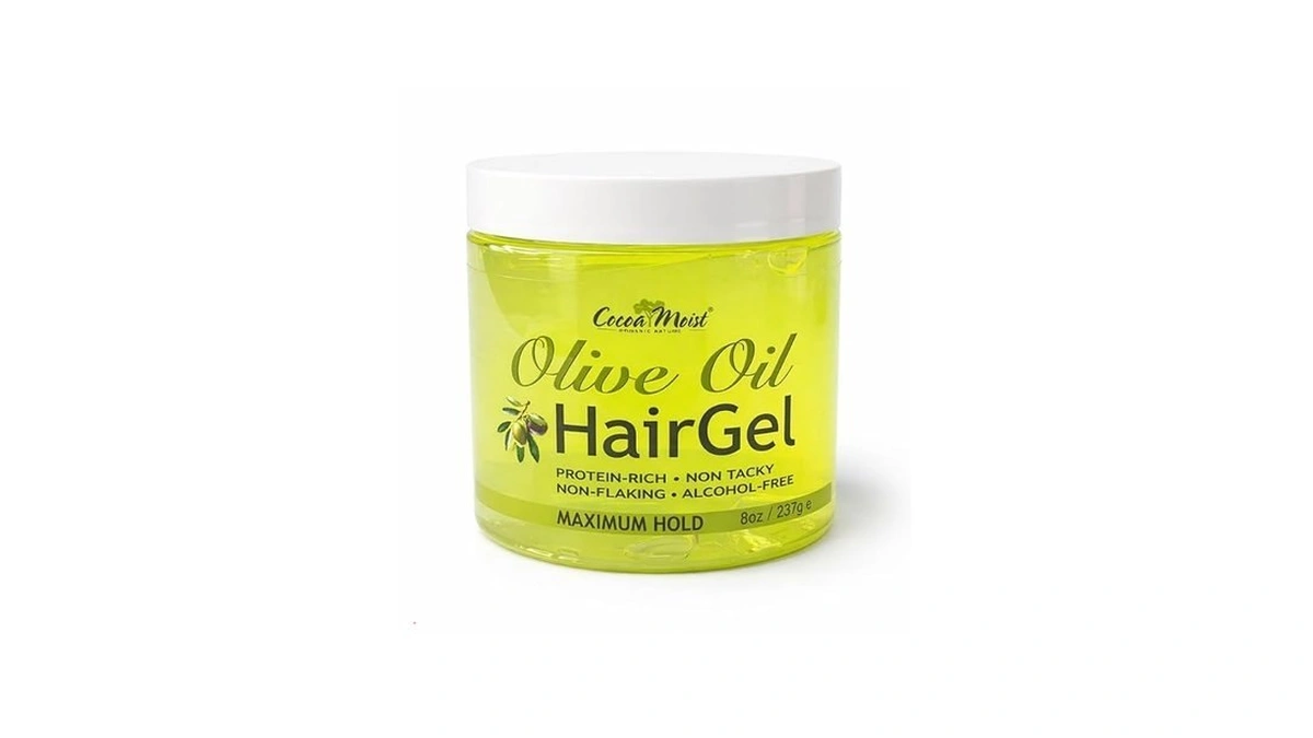 Cocoa Moist Olive Oil Hair Gel, Maximum Hold, Protein-rich, Non-tacky,