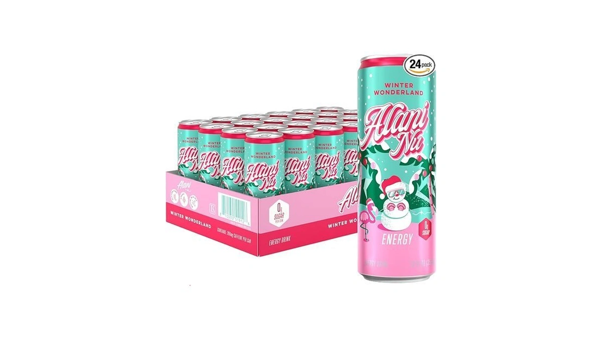 Alani Nu Winter Wonderland, Sugar Free, Low Calorie Energy Drinks,