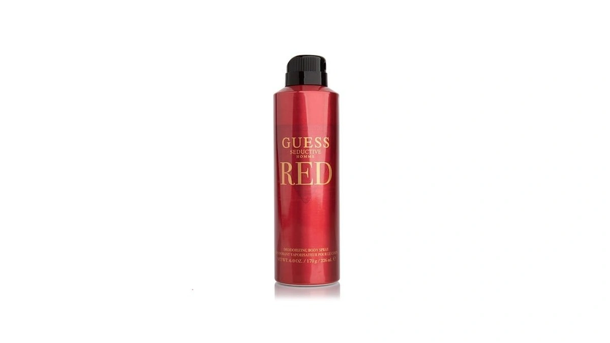 Guess Seductive Red For Men Deodorizing Body Spray 6 Oz