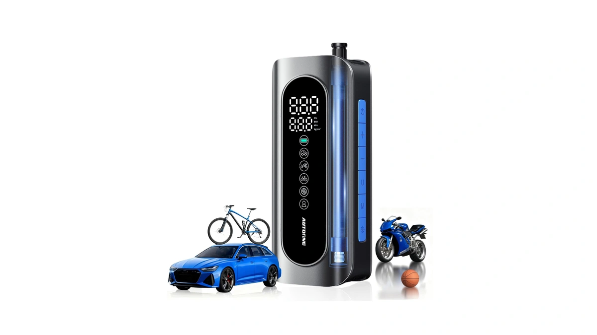 Autoone Tire Inflator Portable Air Compressor, 150psi Air Pump For