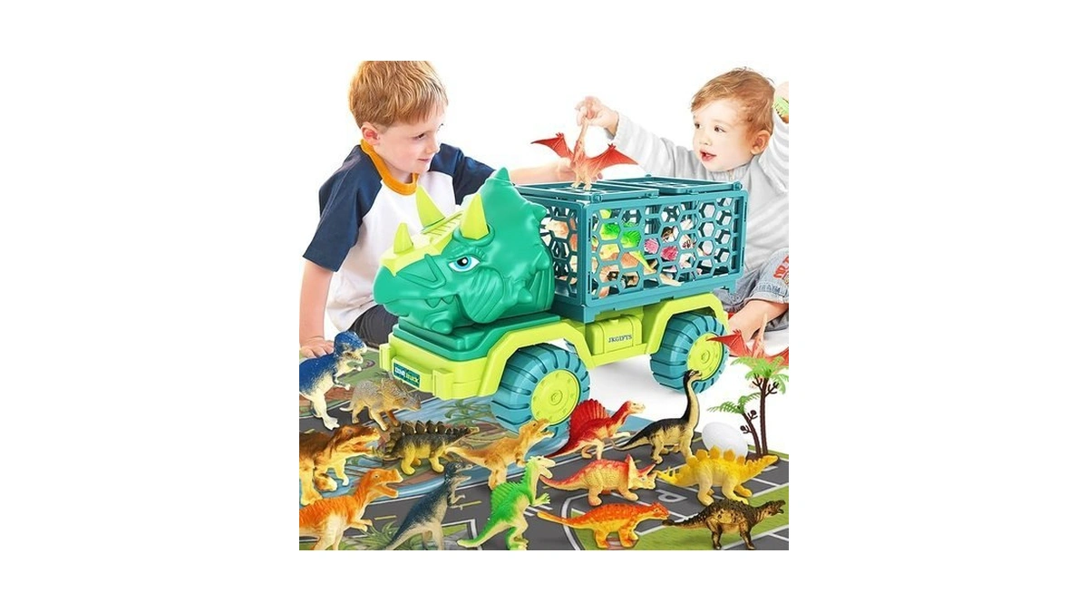 Amazon : Dinosaur Truck Toys For Kids 3-5, Tricer