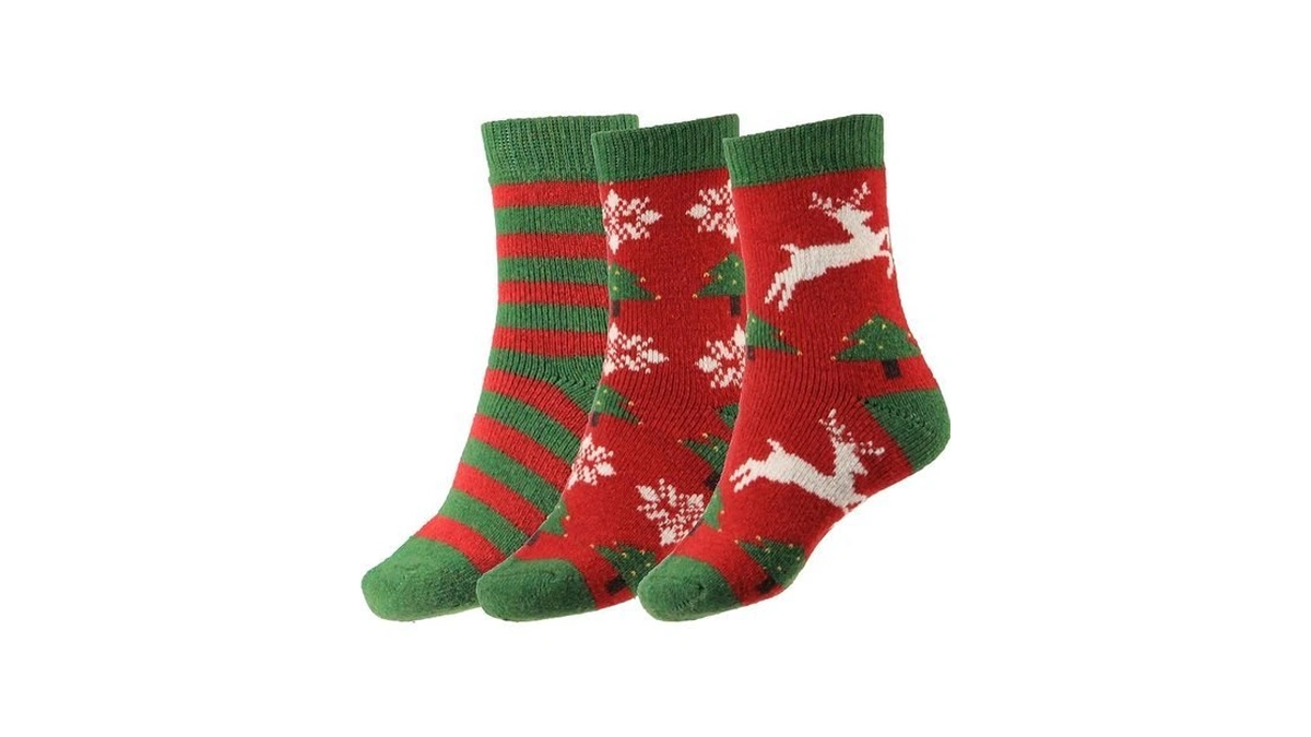 Bomkinta Women Winter Solid Boots Socks Thick Warm Wool Socks