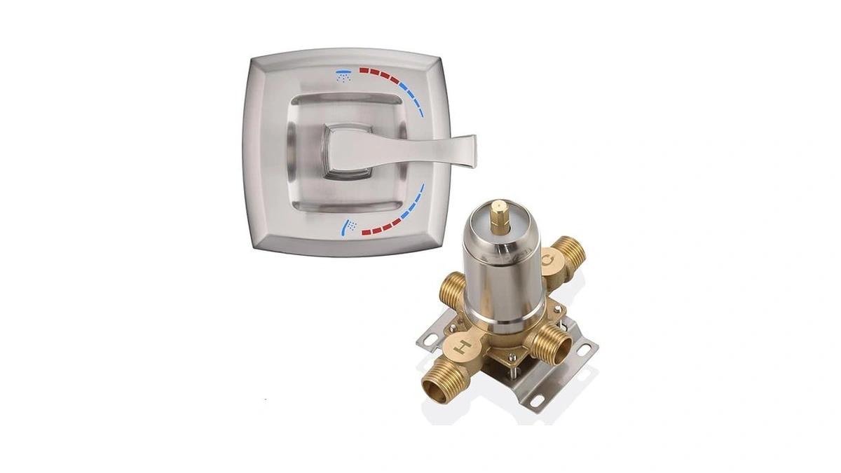 2 Way Shower Diverter Mixing Valve, Dual-function Pressure Balance Shower