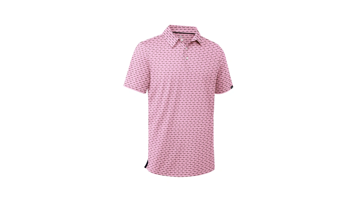 Swisswell Mens Golf Shirt Short Sleeve Moisture Wicking Print Polo