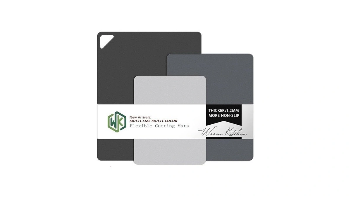 Wk Flexible Plastic Cutting Boards Mats For Kitchen, Flexible Non