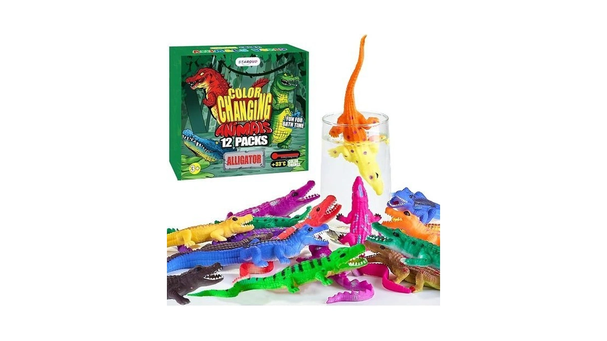 Color Changing No Hole Bath Toys For Toddlers Kids, Color