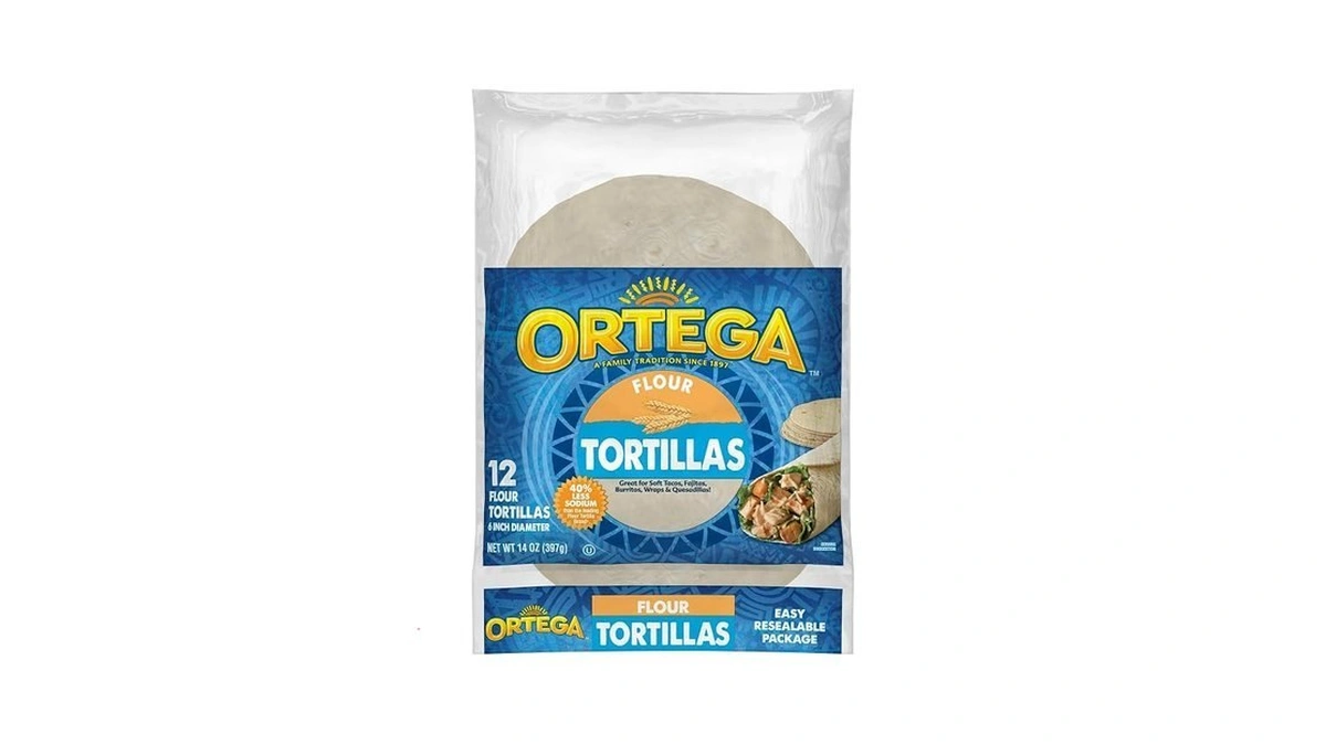 Ortega Flour Tortillas, 6 Inch, 12 Tortillas